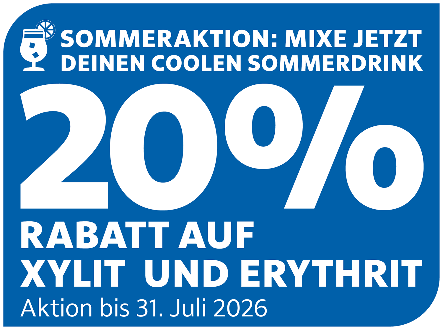 Zuckerersatz Erythrit & Xylit Aktion