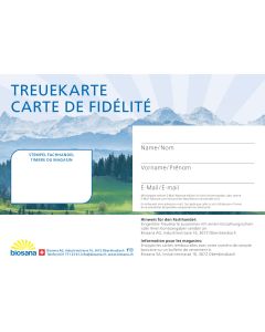 Carte de fidélité Biosana